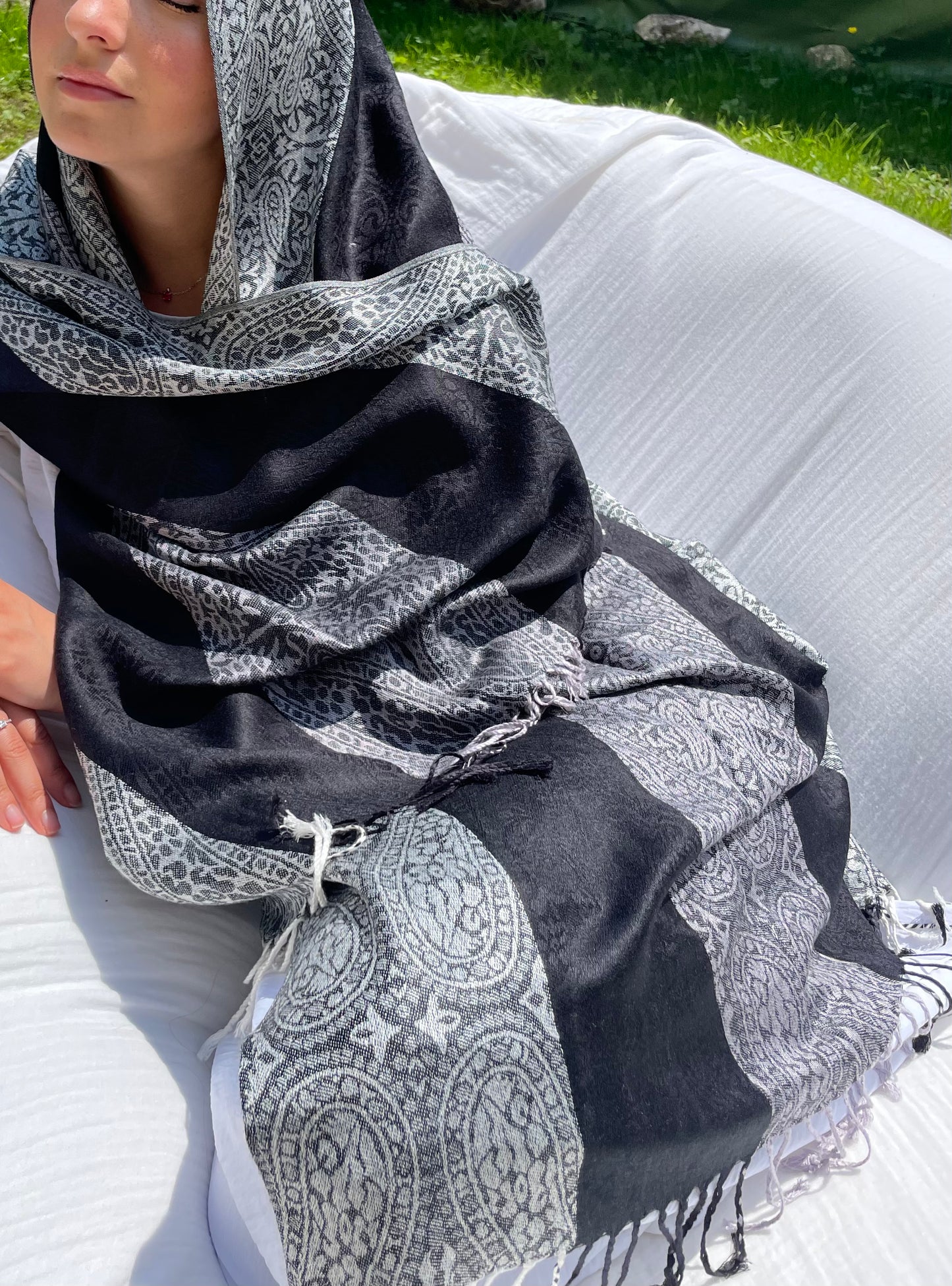 Pashmina noir
